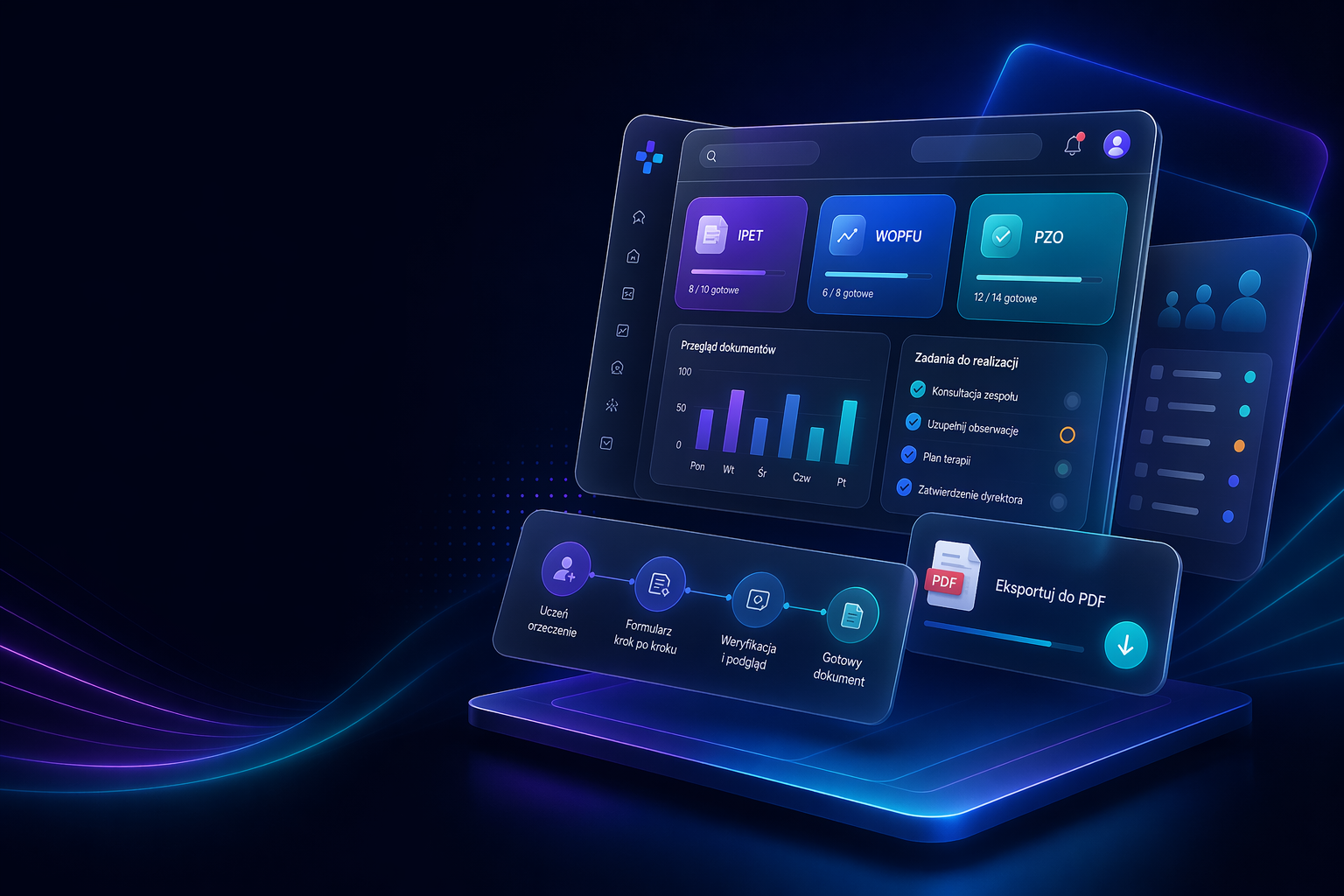 Panel systemu IPET+